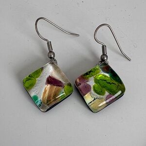 Artisan Murano Glass Drop Earrings